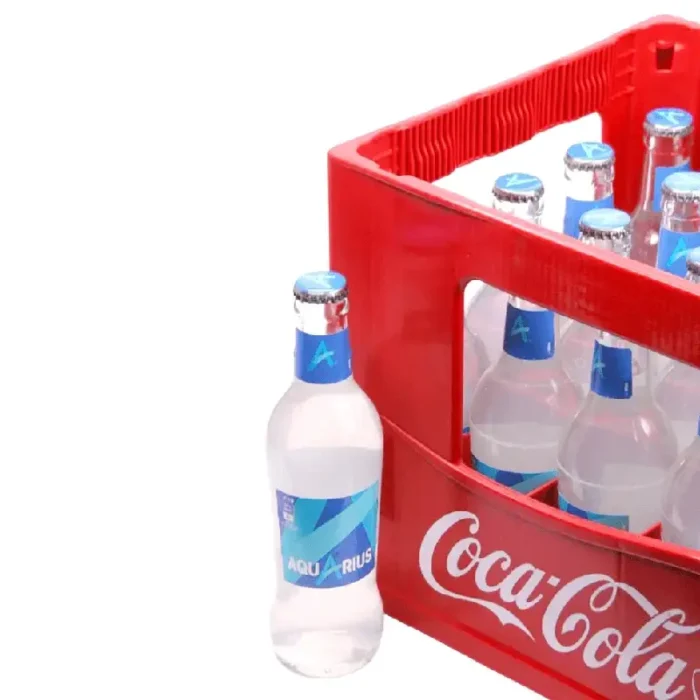 Aquarius lemon 24x0,3 Liter Glas Mehrweg Kiste – Bild 1