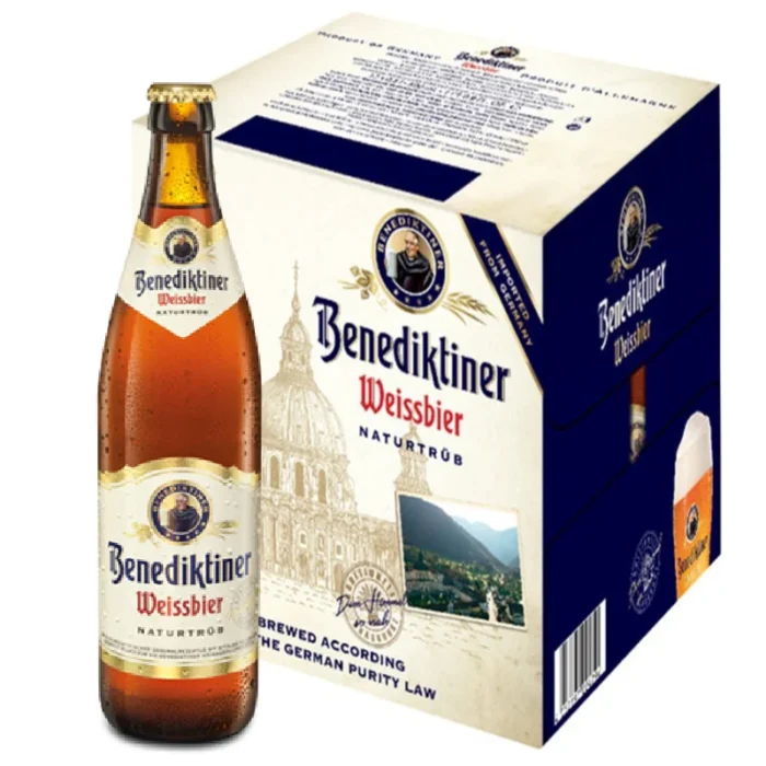 Benediktiner Weissbier– (12 x 0,5 l Einwegkarton) – Bild 1