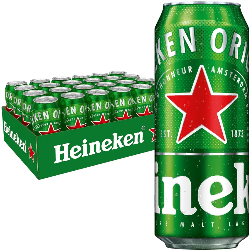 DPG Heineken Bier Dose 24x 330ml   Best In Food DPG Heineken Bier Dose 24x 500ml