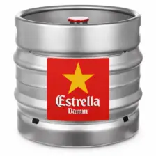 Estrella Damm Barril 30 Litros - Cerveza Española Premium