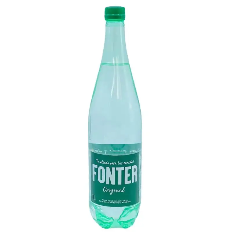 Fonter – Kohlensäurehaltiges Mineralwasser – Kunststoff Flasche – 1l