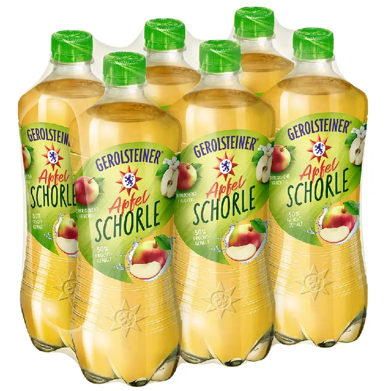 Gerolsteiner Apfelschorle, Einweg (6 X 0,75 L) , 750 Ml (6Er Pack ... Gerolsteiner Apfelschorle, Einweg (6 X 0,5 L)