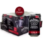 Jack Daniel’s Cola – 12x0.33L Dosen mit dem originalen Whiskey-Cola Geschmack