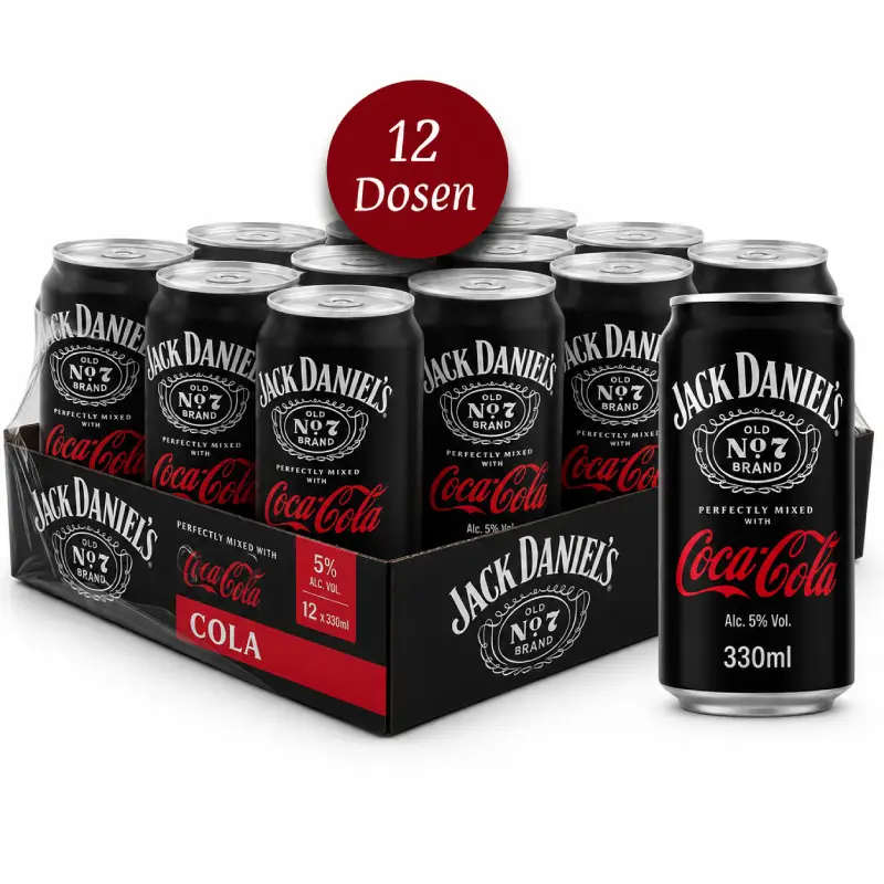 Jack Daniel’s Cola 12x0,33L