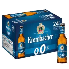 Krombacher Pils 0,00% Sin Alcohol 24 x 0,33L Botella Cristal