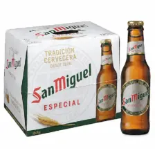 Cerveza San Miguel Helles – 12 × 0,25 L