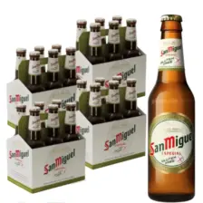 San Miguel Especial Sin Gluten 24 × 0,33 L - Cerveza Española Premium