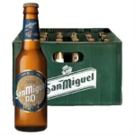 San Miguel 0.0 Tostada - 24x0.33 lt. Glas Flasche Mehrweg Kiste: Voller Geschmack ohne Alkohol