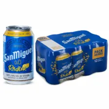 San Miguel Radler 0.0 sin alcohol – 24 × 0,33 L