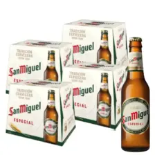 SAN MIGUEL Cerveza Rubia 24 x 0,33L - Pack Ahorro