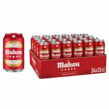 MAHOU 5 Estrellas Helles Rubia 24 x 0,33L