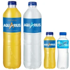 Aquarius Orange - Zitrone PET – Elektrolytgetränk für heiße Tage