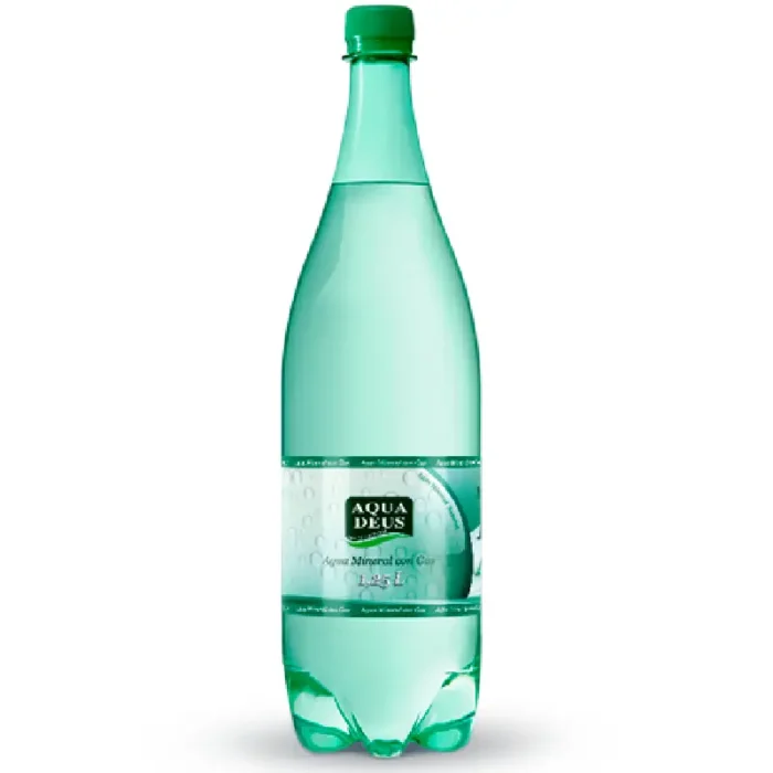 Aqua Deus 1,25 L mit Kohlensäure im 6er-Pack – Bild 1