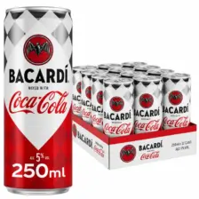 Bacardí Rum & Cola Mixed Drink 12x250ml