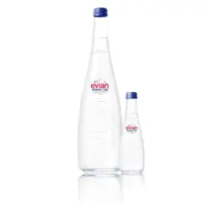 Evian Sparkling Agua Mineral con Gas - dos tamaños