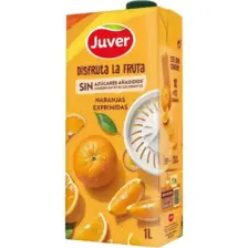 Juver Disfruta Zumo Naranja 12x1L - Exprimido