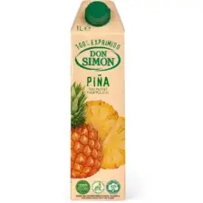 Don Simon Zumo Piña 100% Exprimido – 12 × 1 L Tetra Pak