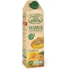 Don Simón Zumo Naranja Exprimida Con Pulpa, 1L   Don Simón Zumo Naranja Exprimida Con Pulpa, 1L