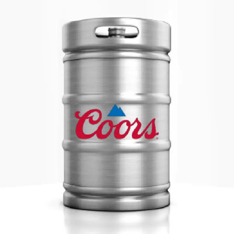 Coors Bierfass 30L   Premium Edelstahl Party Fass