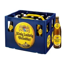 König Ludwig Weissbier Caja 20x0,5L - Real Bávara