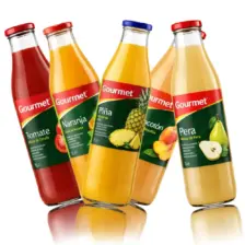 Gourmet Surtido Zumos y Néctares – 6 × 1 L Cristal