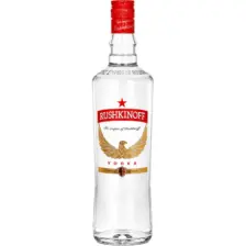Rushkinoff Vodka – 1,0 L Botella